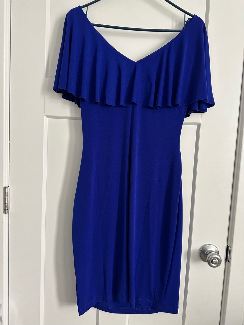 Midi Dress in Royal Blue NWOT - Picture 5 of 6